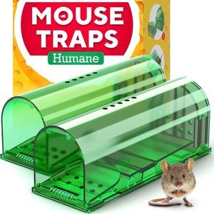 Humane Catch and Release Indoor/Outdoor Mouse Traps Pack of 2 , New with Box